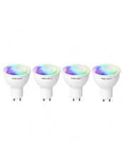 Умная лампочка Yeelight GU10 Smart Bulb (Multicolor) - упаковка 4 шт.